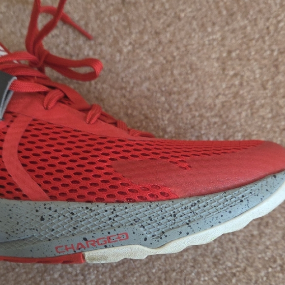 UFC Red and Gray Men's Sneakers - Picture 4 of 14